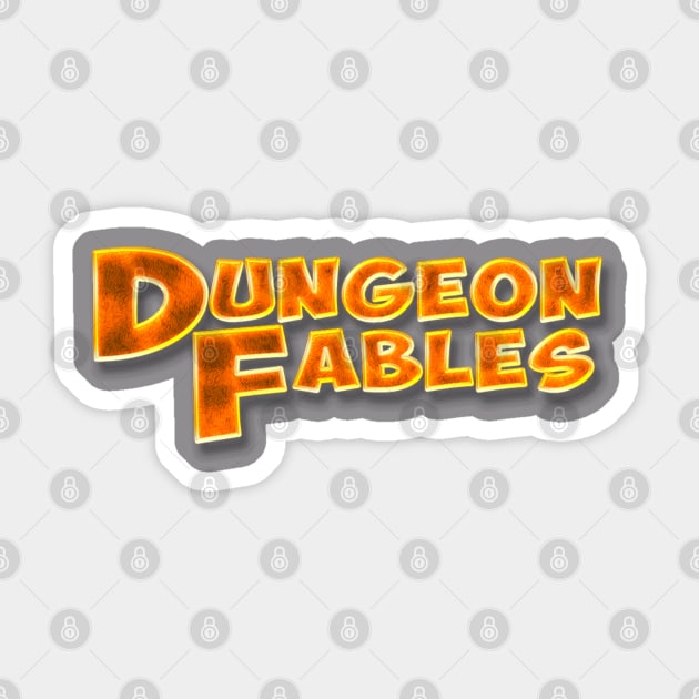 Dungeon Fables Logo Sticker by Dungeon Fables